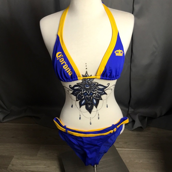 Vintage Y2K Corona Swimsuit S/M - Picture 1 of 8